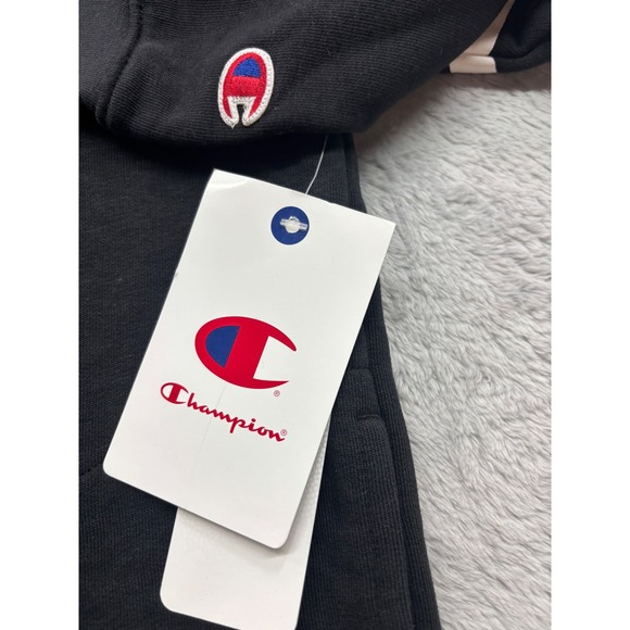 Champion San Francisco 49ers Mens V-Neck Sweatshirt Black Red XL NWT NFL Pockets - Picture 4 of 5